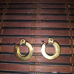 Gold earrings